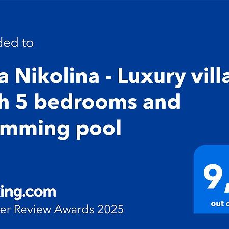 Villa Nikolina - Luxury Villa With 5 Bedrooms And Swimming Pool Vodnjan Exteriör bild
